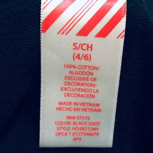 Santa Palm Trees Christmas Embroidered Holiday Hoodie Sweatshirt Small - Picture 4 of 4